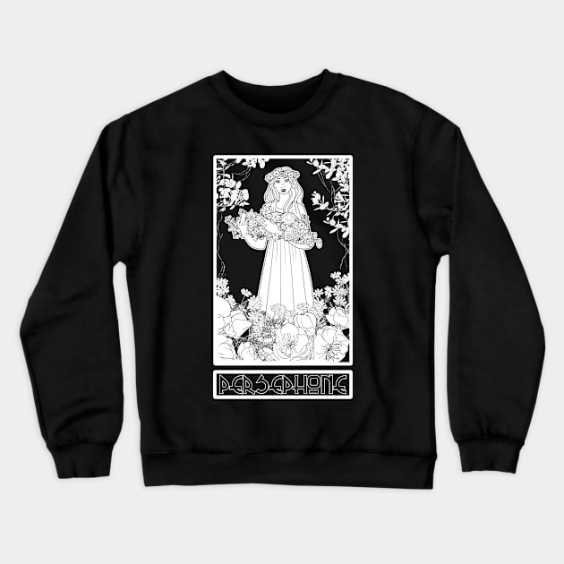 Persephone | Goddess of Spring and Bringer of Death Crewneck Sweatshirt by Bad Witch